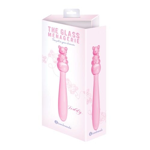 Dildo de Cristal Oso de Peluche - Rosa