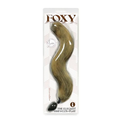 Foxy Fox Tail Silicone Butt Plug - Playful and Fun