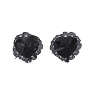 In A Bag Lace Nipple Pasties Black