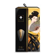 Shunga Obi Intimate Massager Black for Intense Pleasure