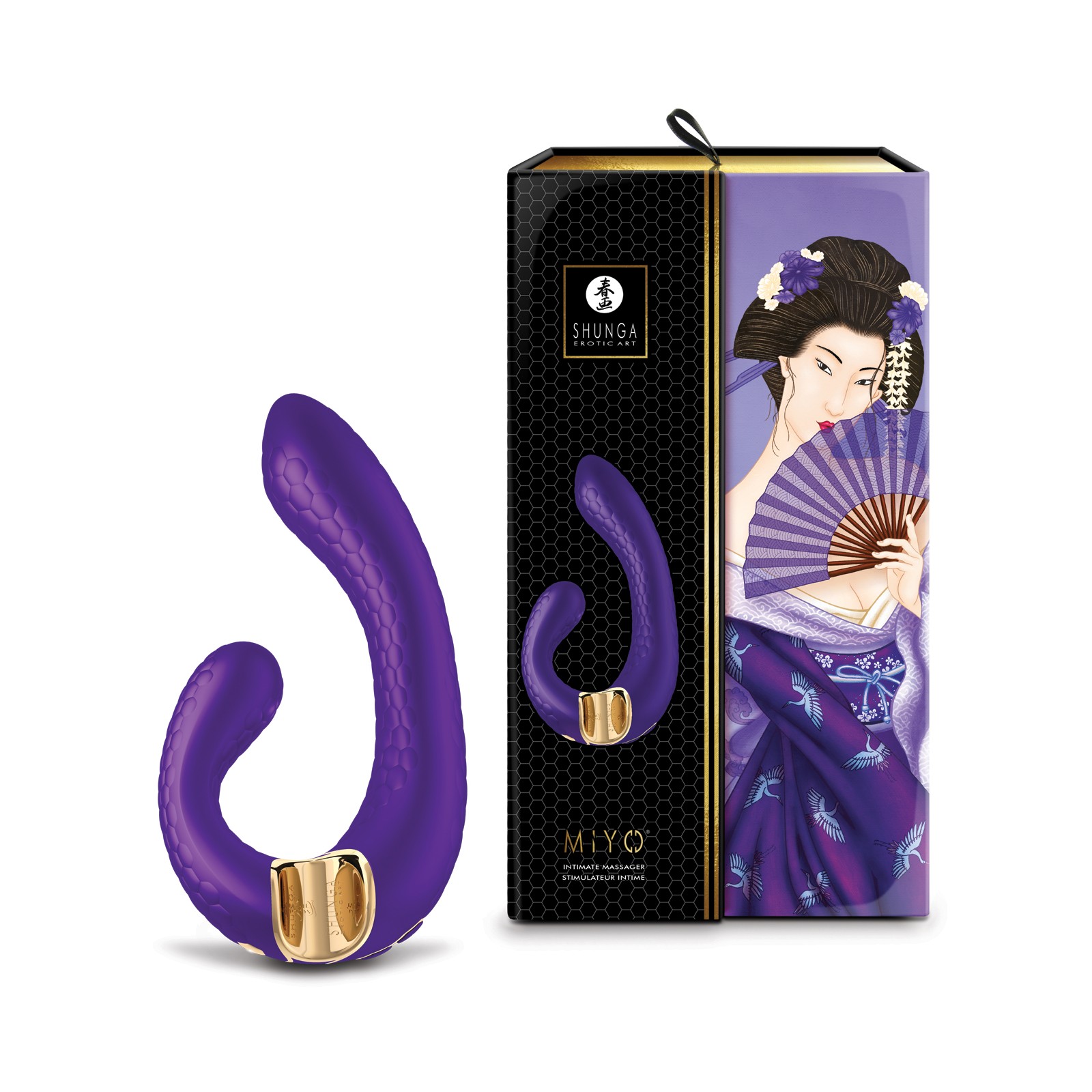 Shunga Miyo Intimate Massager - Purple