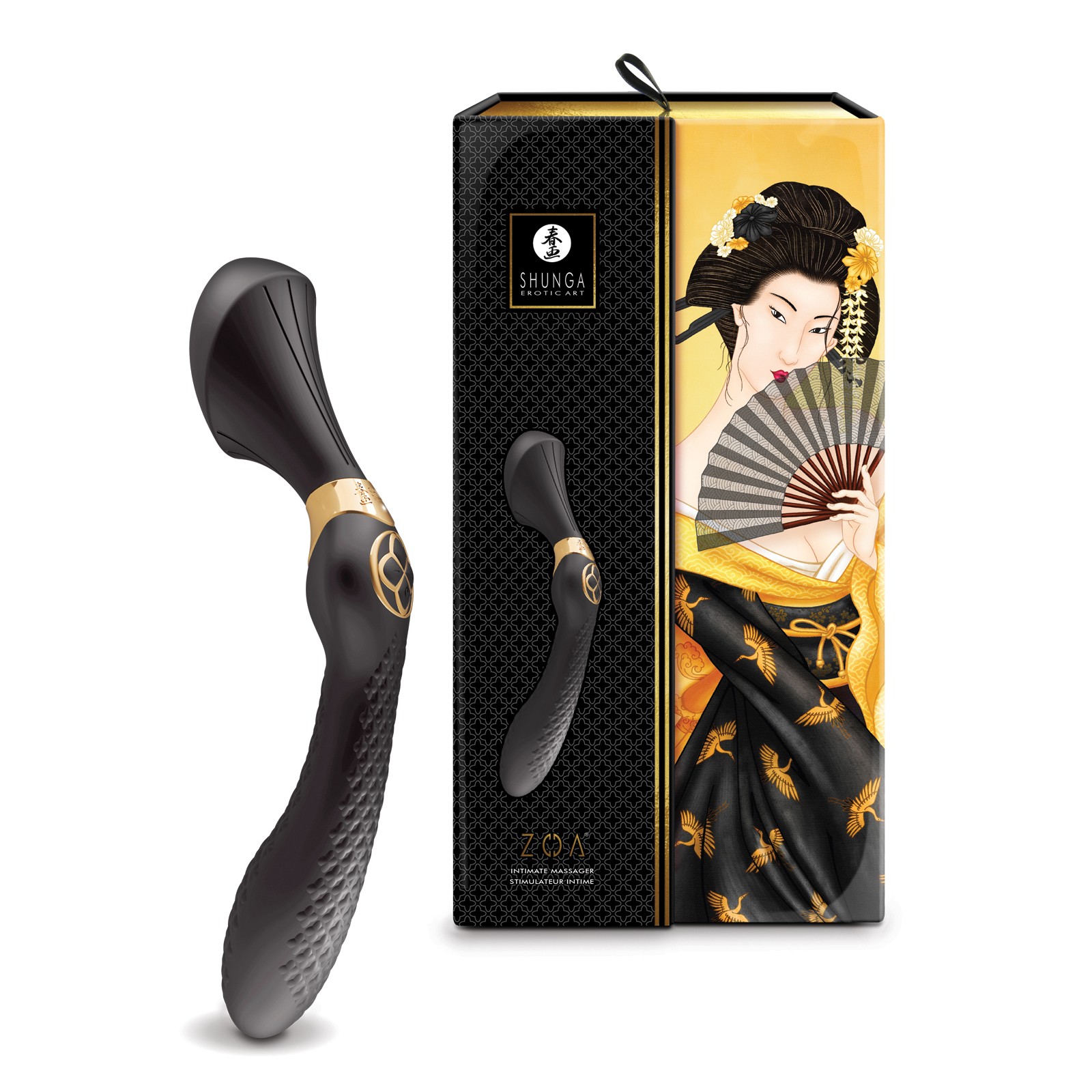 Shunga Zoa Intimate Massager Black