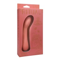 RITUAL Zen Rechargeable Silicone G-Spot Vibe - Coral