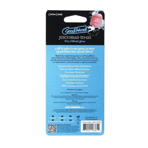 GoodHead Juicy Head Dry Mouth Spray Cotton Candy