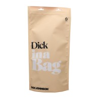 In A Bag 6 Inch Dick Clear