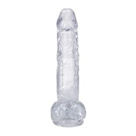 In A Bag 10 Inches Realistic Cock Clear