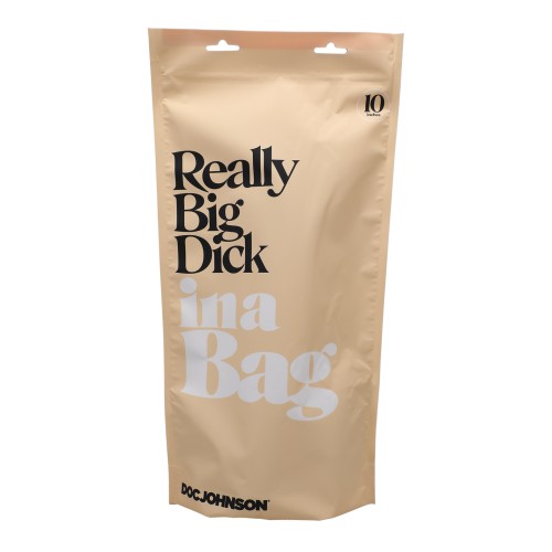 In A Bag 10 Inches Realistic Cock Clear