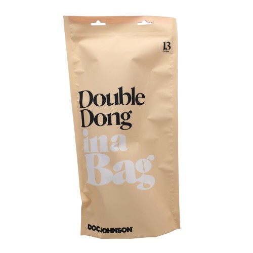 In A Bag 13" Double Dong - Clear