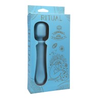 RITUAL Euphoria Rechargeable Wand Vibe - Blue