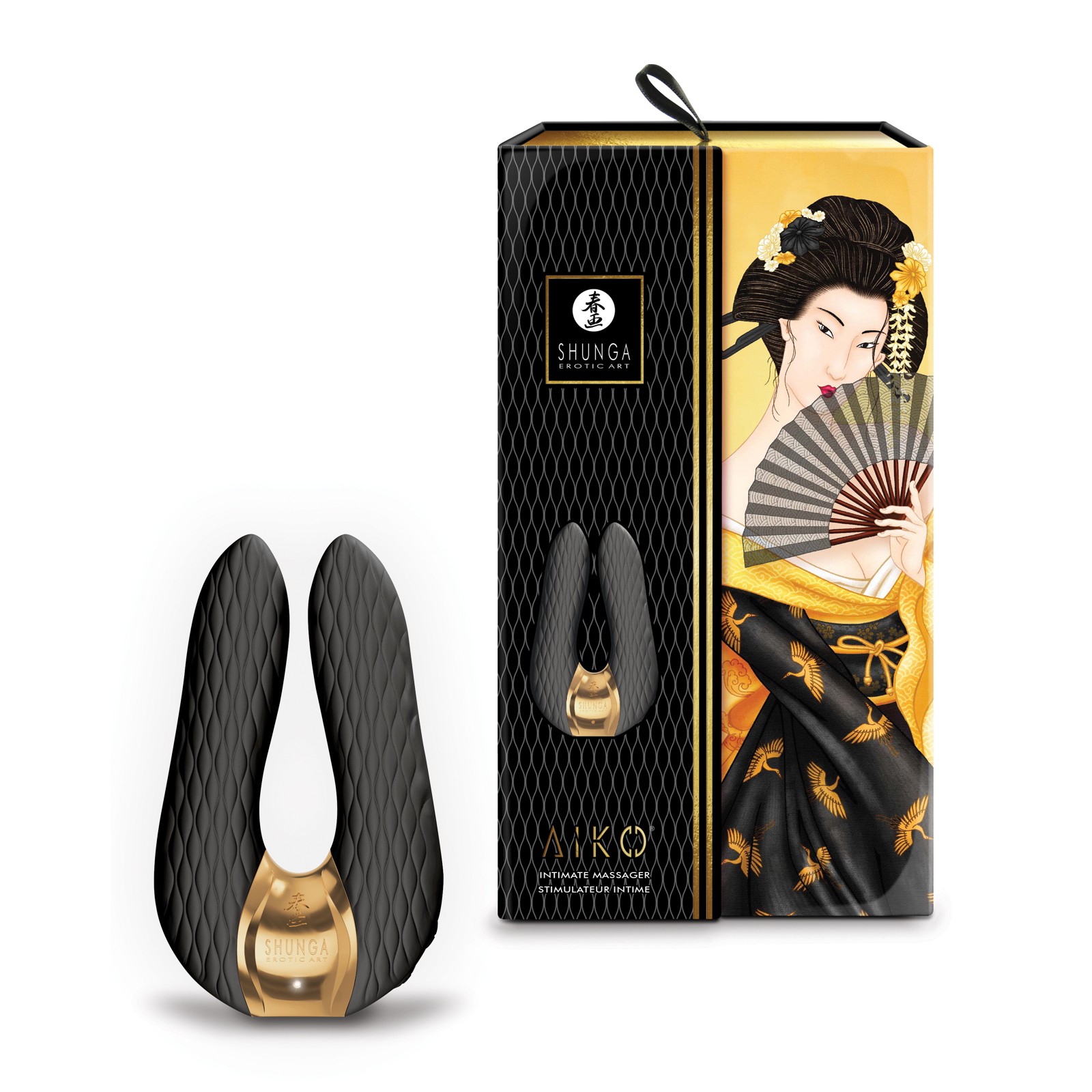 Shunga Aiko Intimate Massager - Black