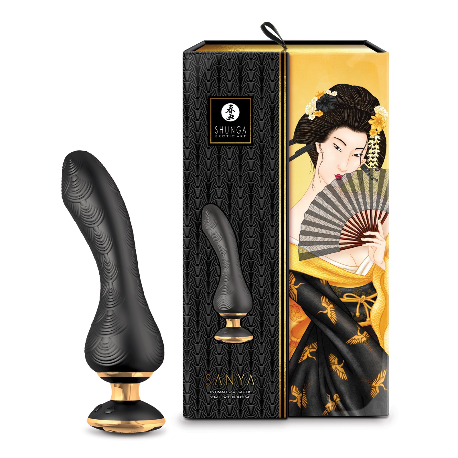 Shunga Sanya Intimate Massager - Black