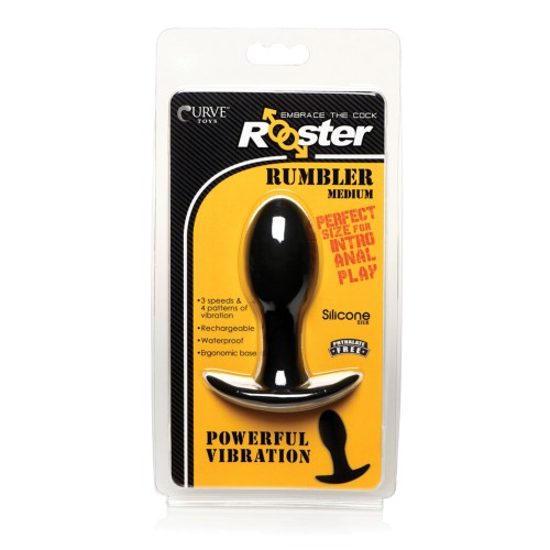 Curve Toys Rooster Rumbler Medium Vibrating Anal Plug