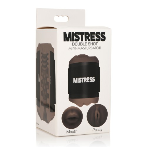 Mini Masturbador Doble Mistress Oscuro