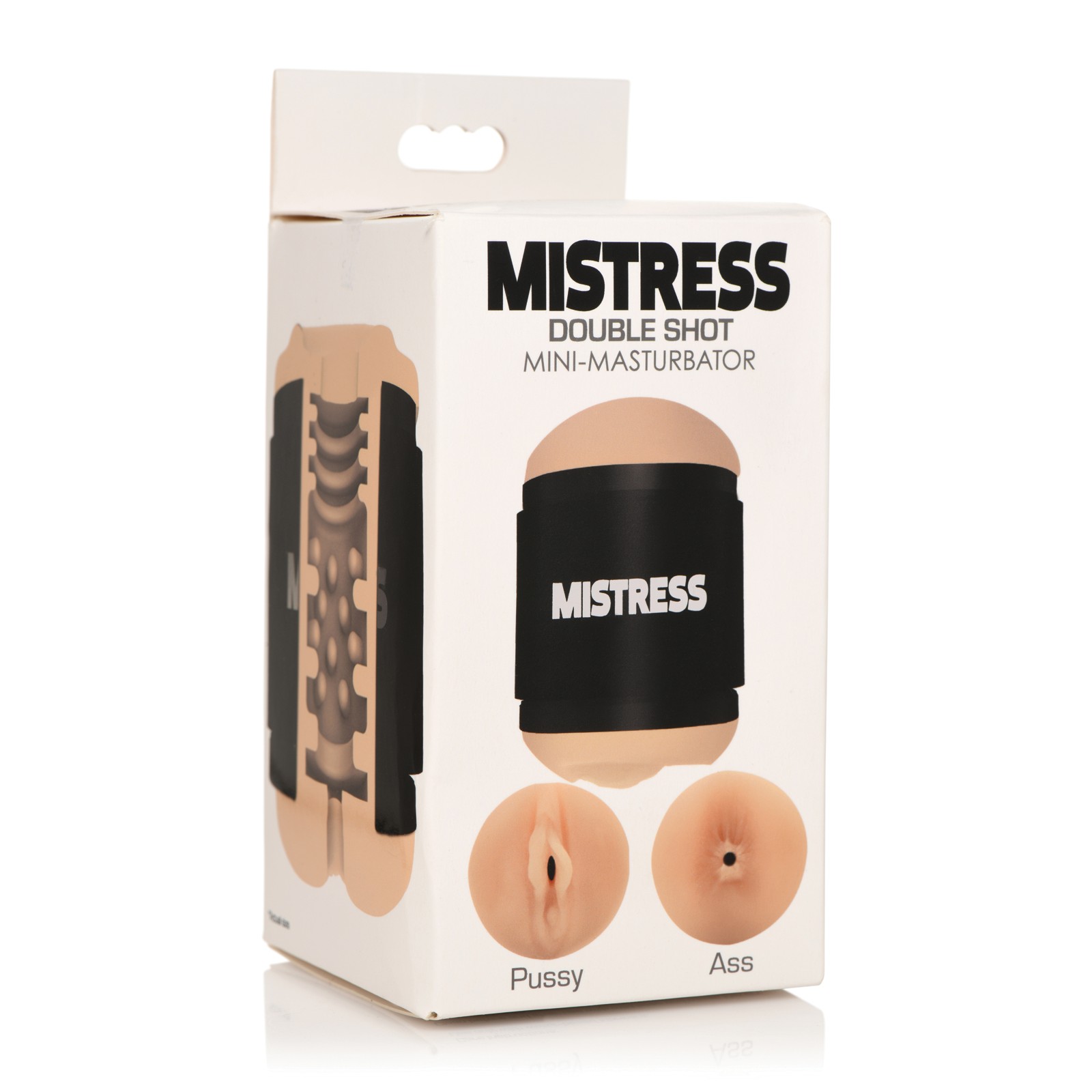 Mistress Double Shot Mini Masturbator by Curve Toys - Light