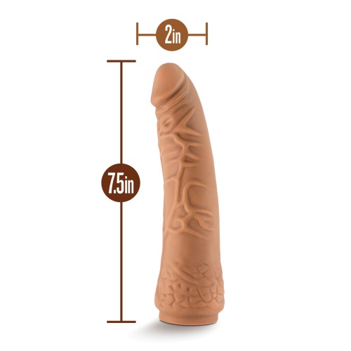 Blush Lock On 7.5 Hexanite Dildo Suction Cup Mocha