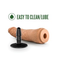 Blush Lock On 7.5 Hexanite Dildo Suction Cup Mocha