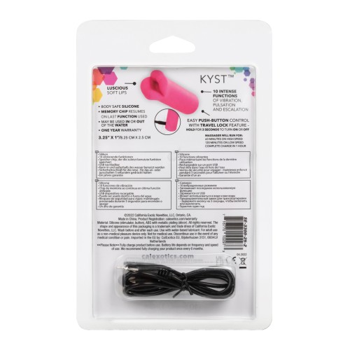 Masajeador Vibrador Kyst Lips Pequeño Rosa