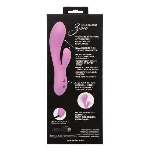 Contour Zoie Flexible Dual Massager for Ultimate Pleasure