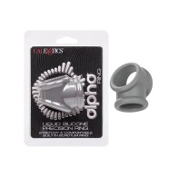 Alpha Liquid Silicone Precision Ring Grey