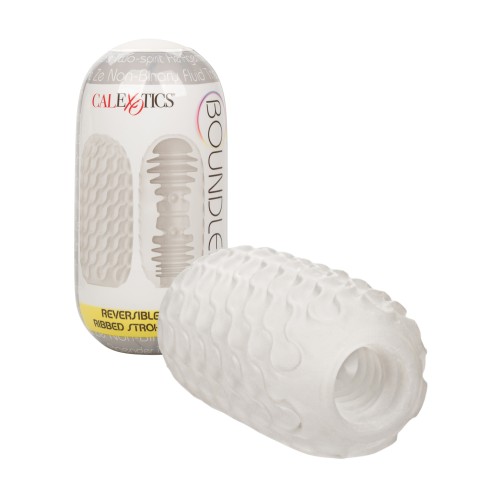 Boundless Reversible Ribbed Stroker - White