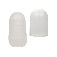 Boundless Reversible Ribbed Stroker - White