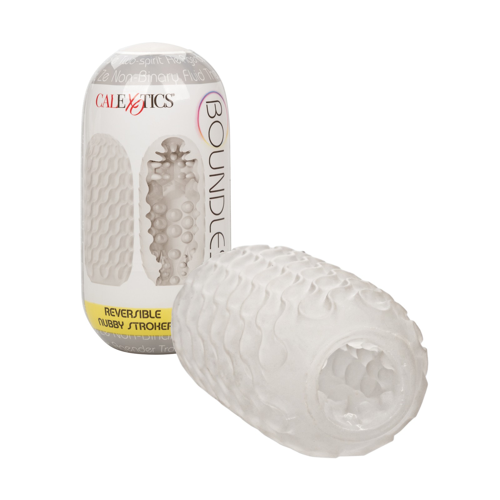 Boundless Reversible Nubby Stroker White