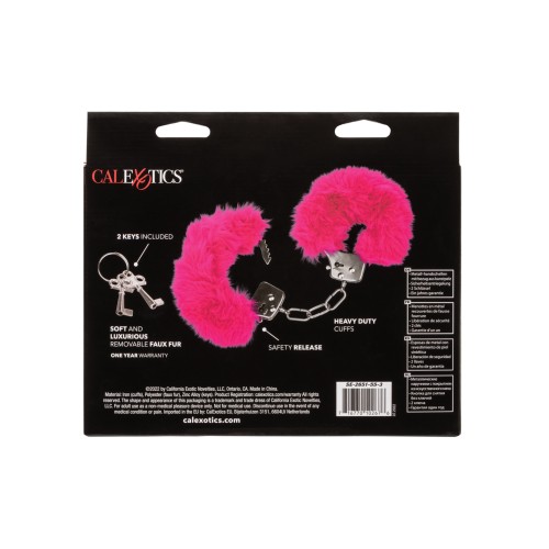 Ultra Fluffy Furry Cuffs in Pink