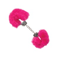 Ultra Fluffy Furry Cuffs in Pink