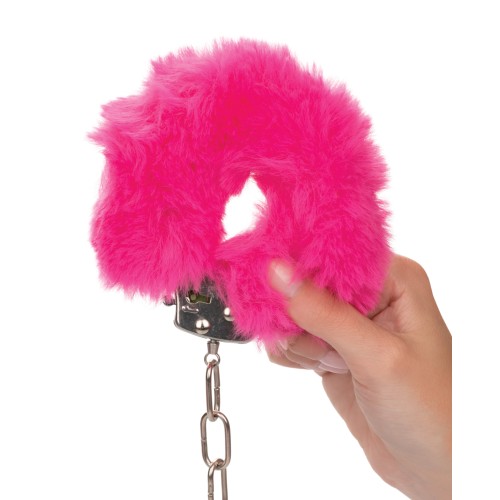 Ultra Fluffy Furry Cuffs in Pink