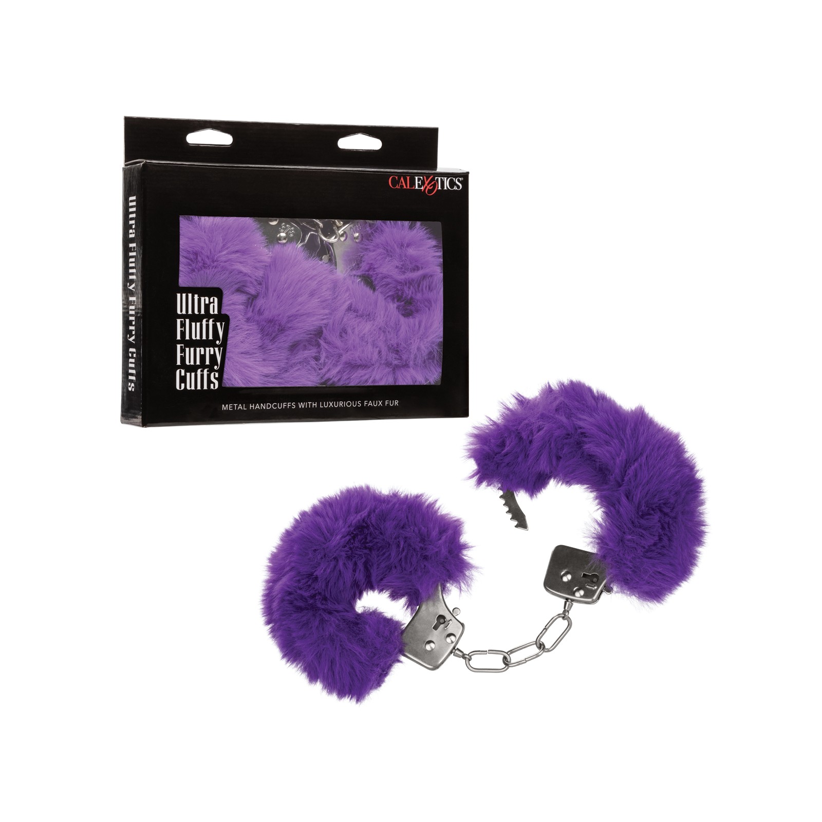 Ultra Fluffy Furry Cuffs Purple