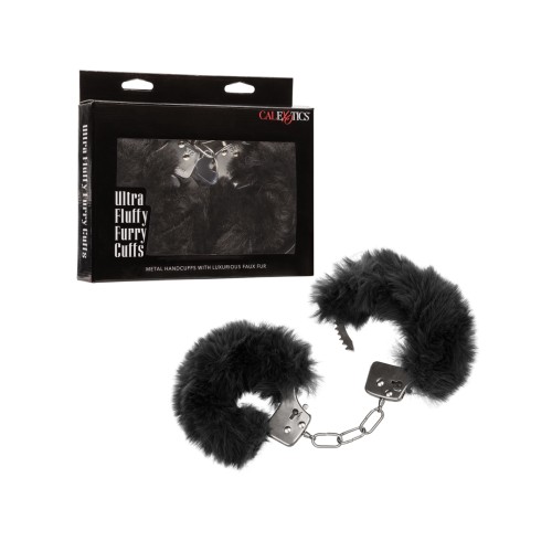 Ultra Fluffy Furry Cuffs - Black