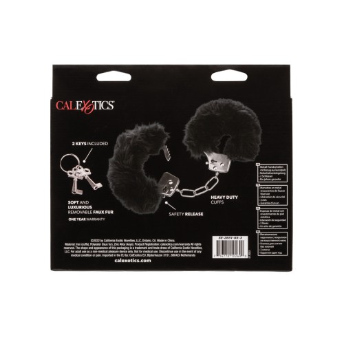 Esposas Ultra Suaves y De Peluche - Negro