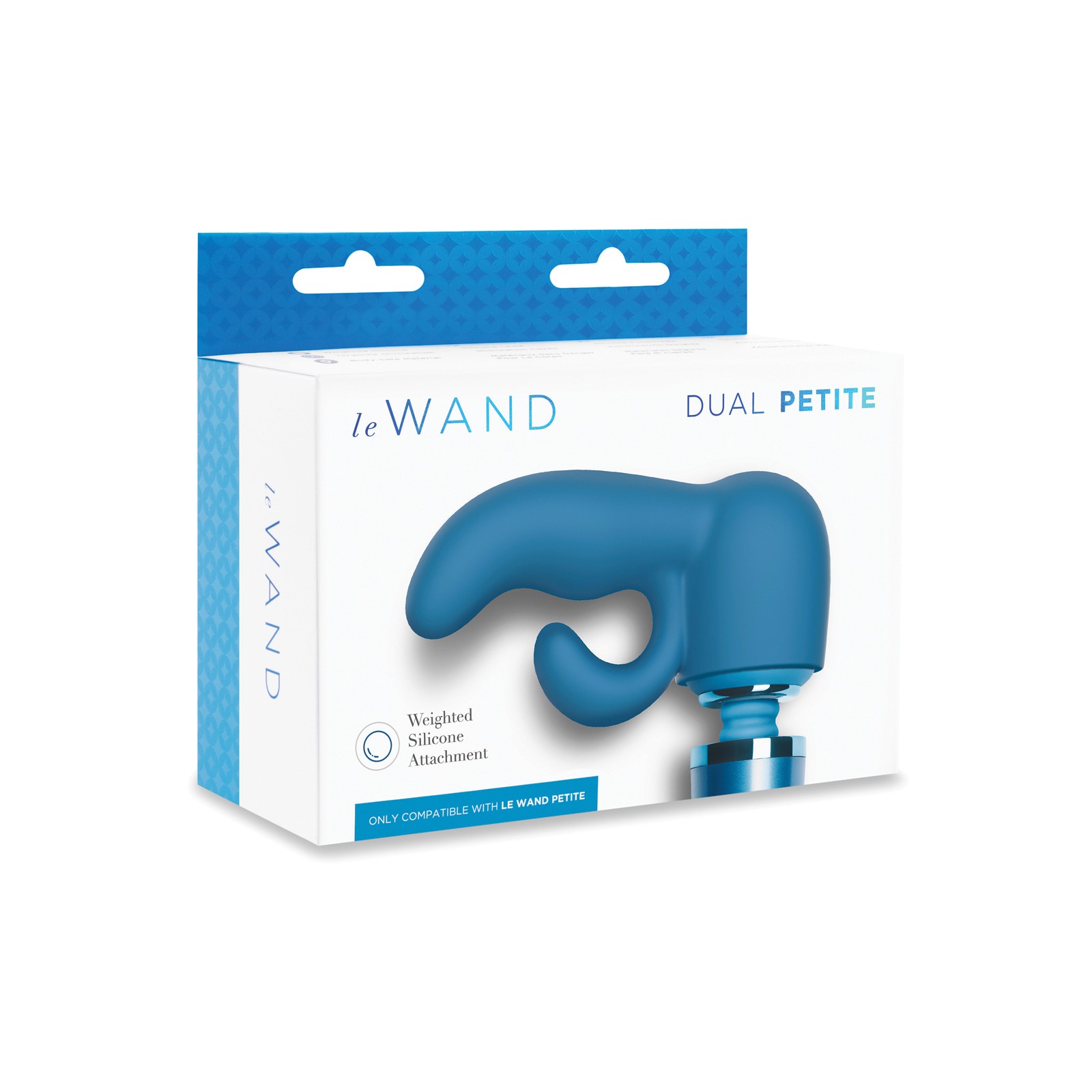 Le Wand Petite Silicone Attachable Dual Weighted Vibrator