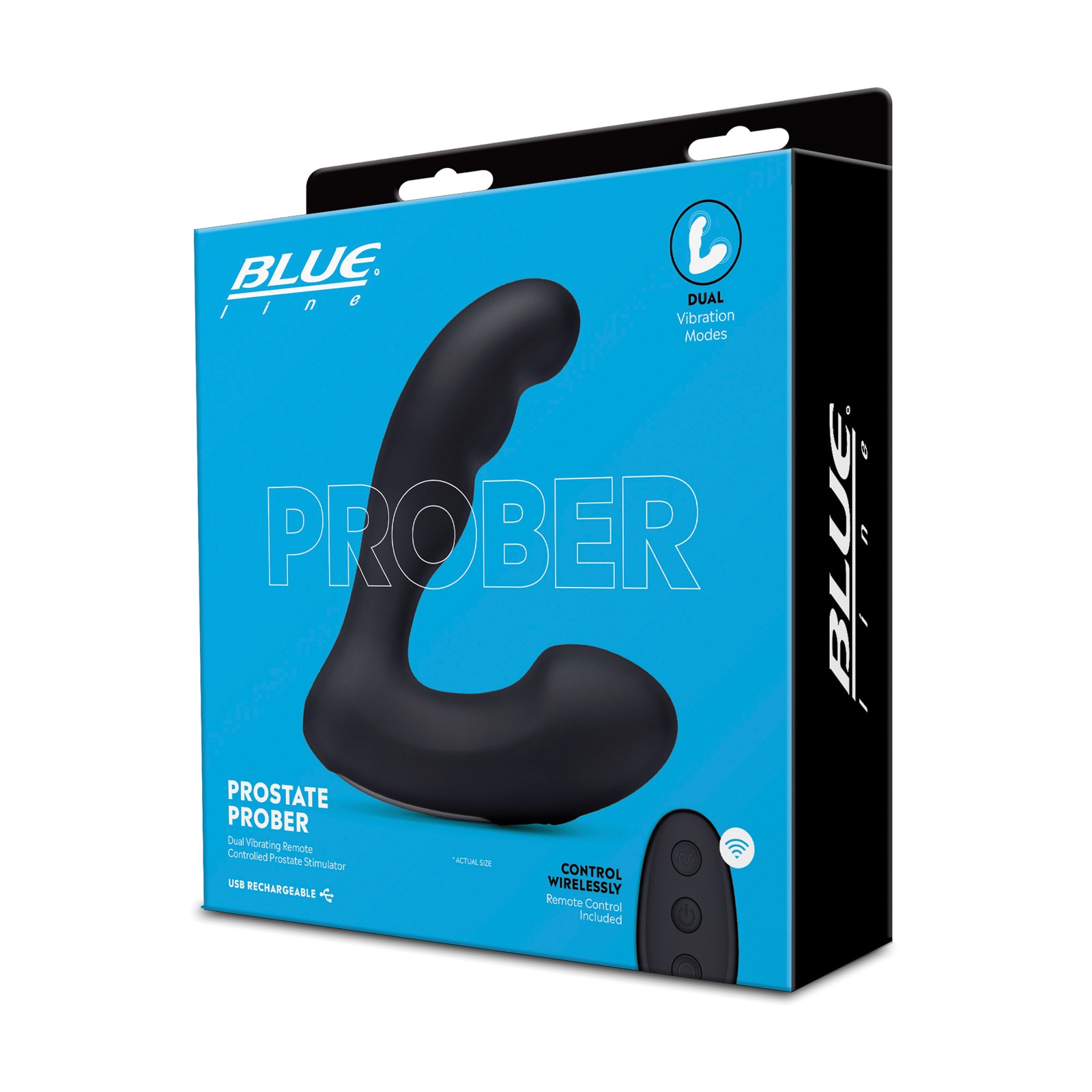 Blue Line Vibrating Prostate Prober | Remote Control