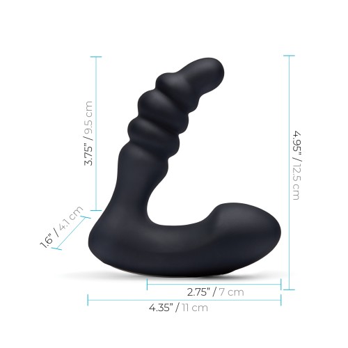 Blue Line Vibrating Prostate Prodder Remote Black