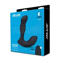 Blue Line Vibrating Prostate Thumper Remote Black