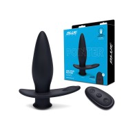 Blue Line Vibrating Anal Plug Pointer with Remote