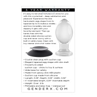 Gender X Crystal Ball Plug for Satisfying Pleasure