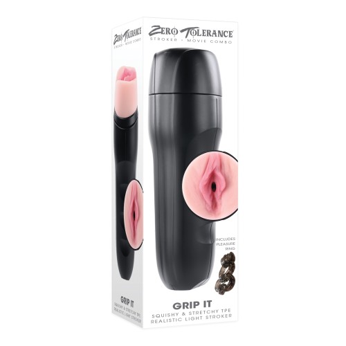 Zero Tolerance Grip It Estimulador Vaginal - Claro