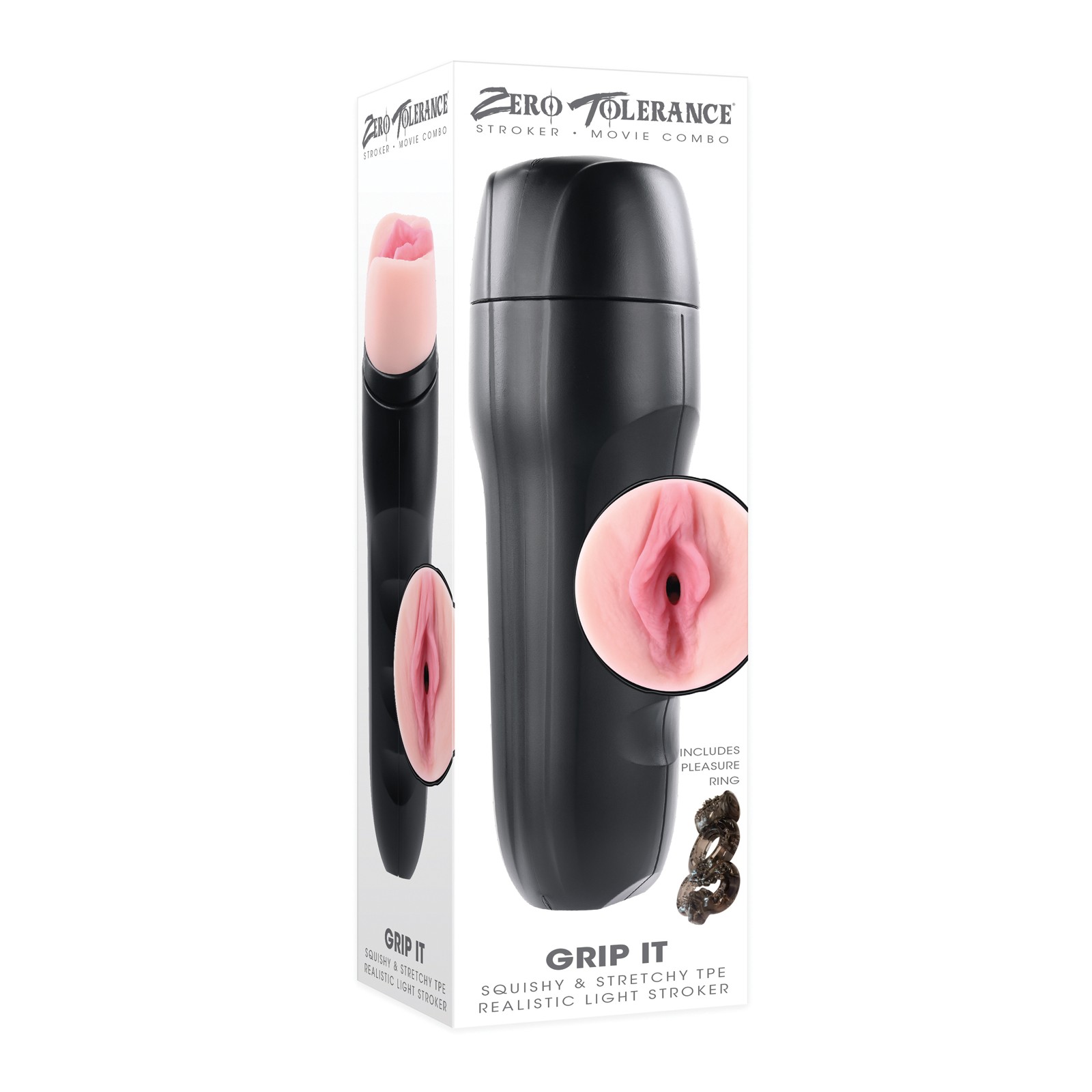 Zero Tolerance Grip It Vaginal Stroker - Light