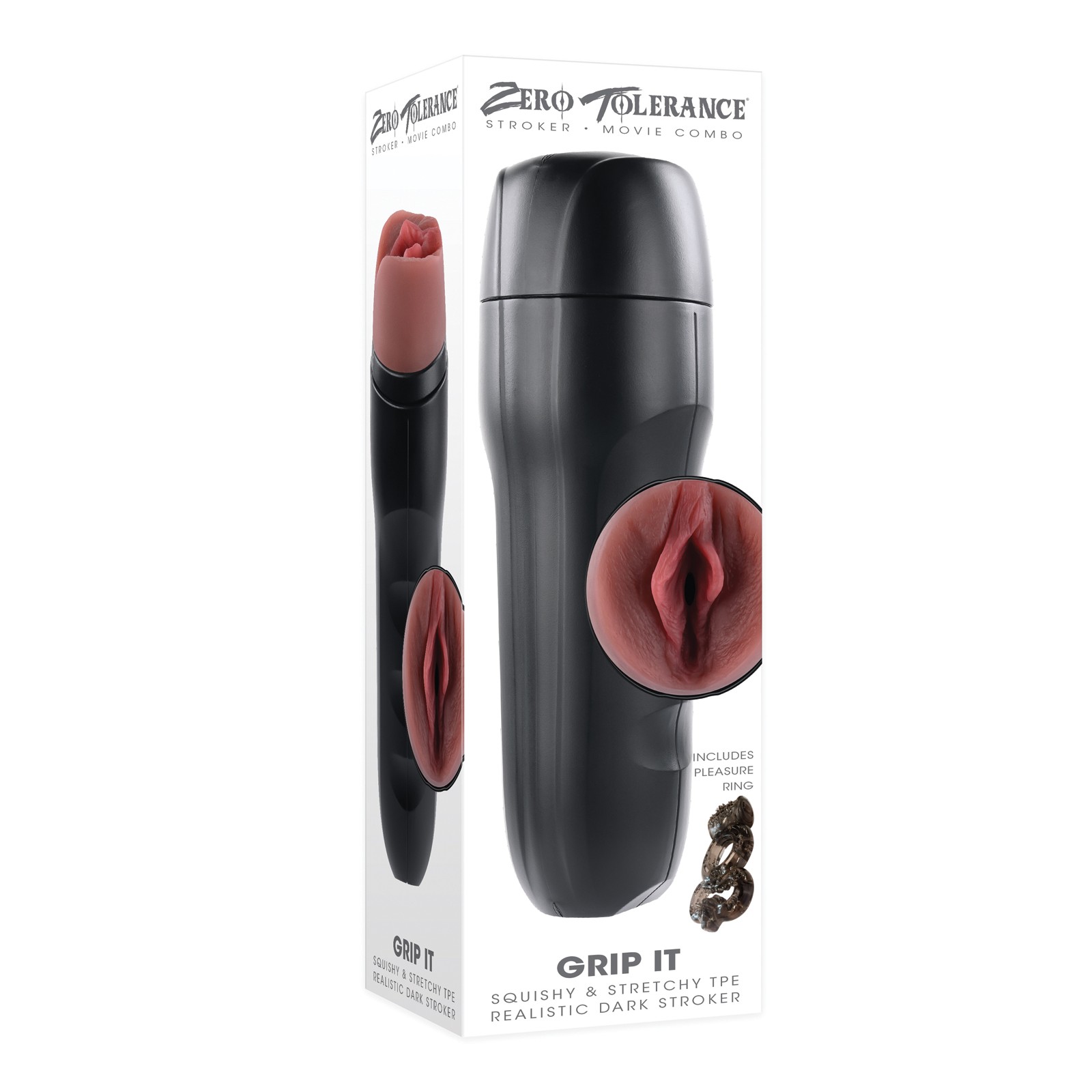 Stroker Vaginal Grip It Zero Tolerance - Oscuro