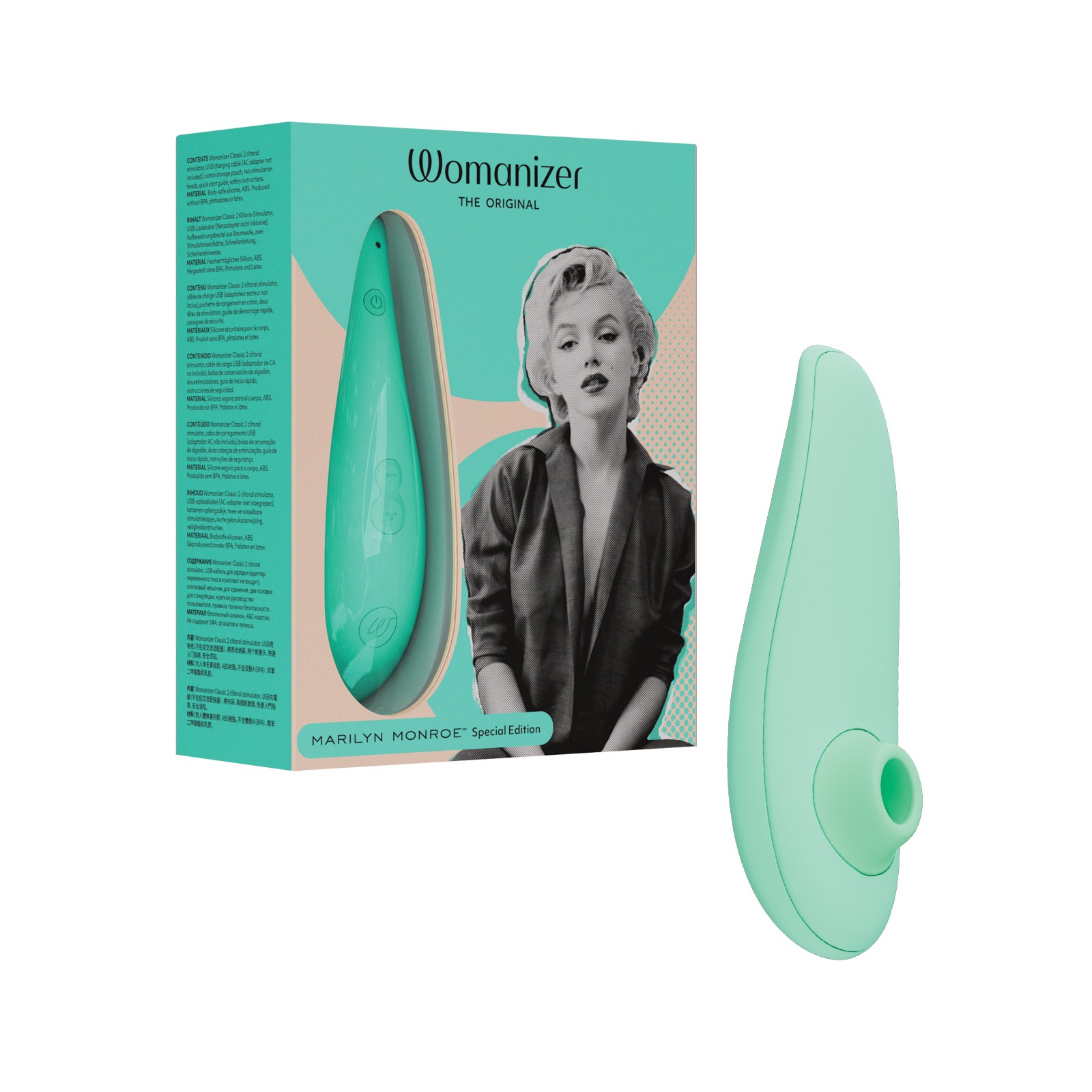 Womanizer Classic 2 Edición Especial Marilyn Monroe Menta