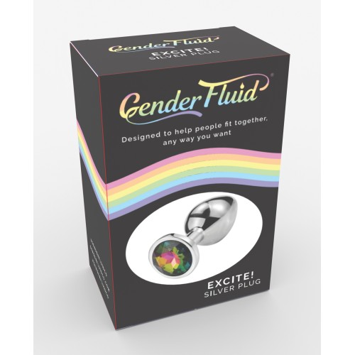 Gender Fluid Excite! Plug - Silver