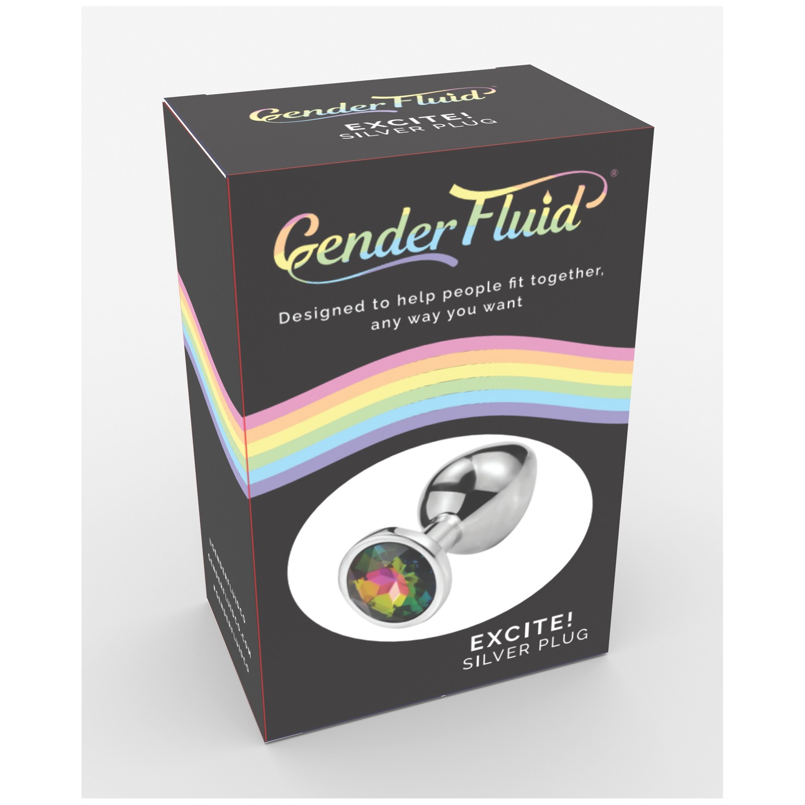 Gender Fluid Excite! Plug - Silver