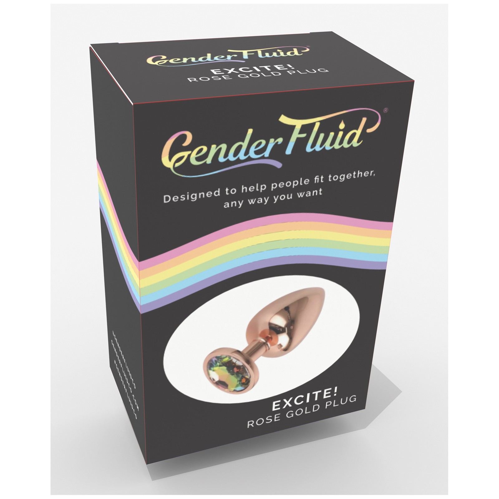 Plug Gender Fluid Excite Oro Rosa