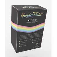 Gender Fluid Excite Ribbed Plug Silver