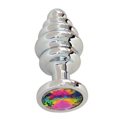 Plug Ribeteado Excite! de Gender Fluid Plata