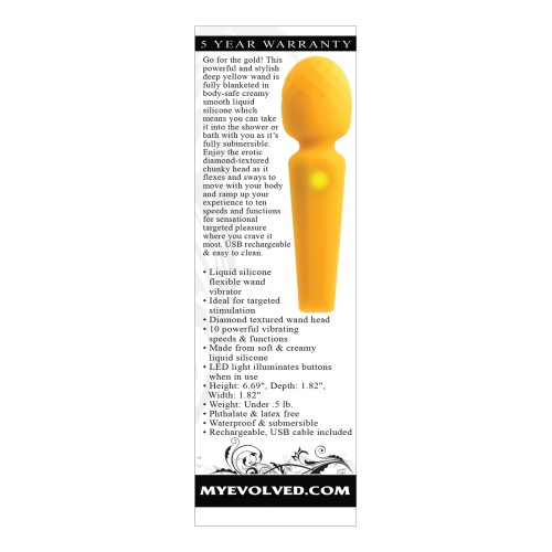 Evolved Sunshine Flexible Wand Vibrator