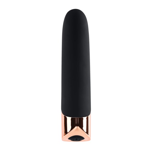 El Estándar Oro Vibrador Bullet de Silicona Recargable para un Placer Sensacional