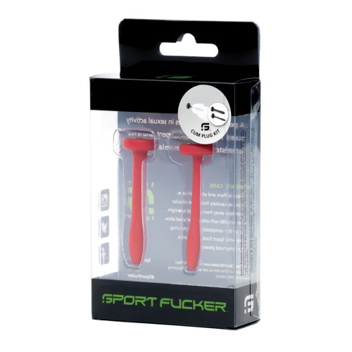 Kit de Plug de Cum Sport Fucker Rojo